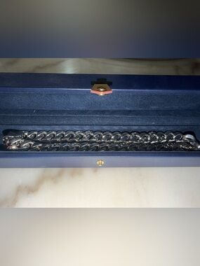Louis Vuitton Monogram Cuban Link Necklace